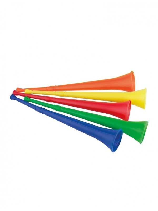 Corne Vuvuzela pour clown ou supporter (5 couleurs au choix)
