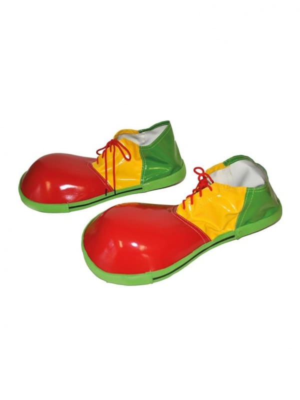 Chaussures de Clown géantes multicolore