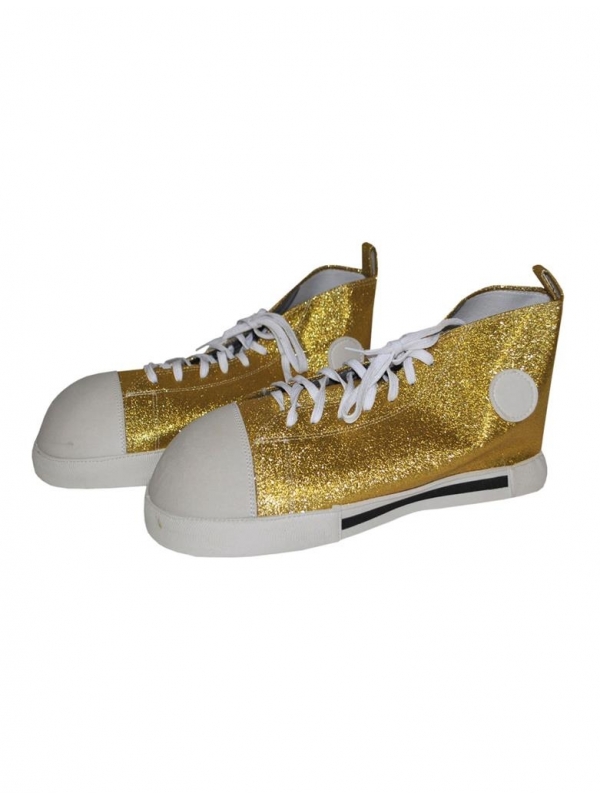 Chaussures de Clown type converse - 3 couleurs, doré, rose ou argent