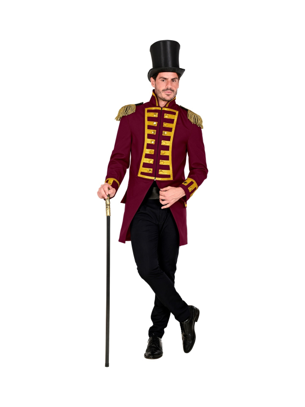 Veste de parade homme Bordeaux, marine, rouge ou noir du S au XXL