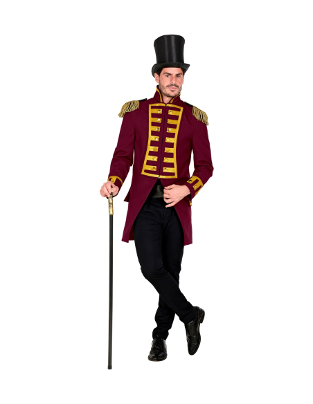 Veste de parade homme Bordeaux, marine, rouge ou noir du S au XXL