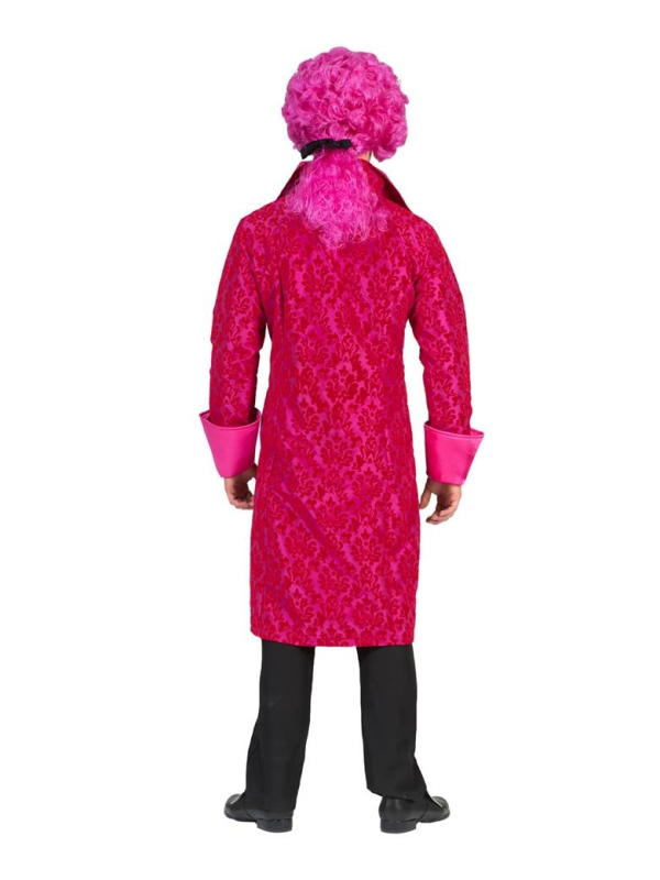 Déguisement Baroque homme fushia (veste et jabot)