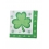 16 serviettes de table verte - Saint-Patrick