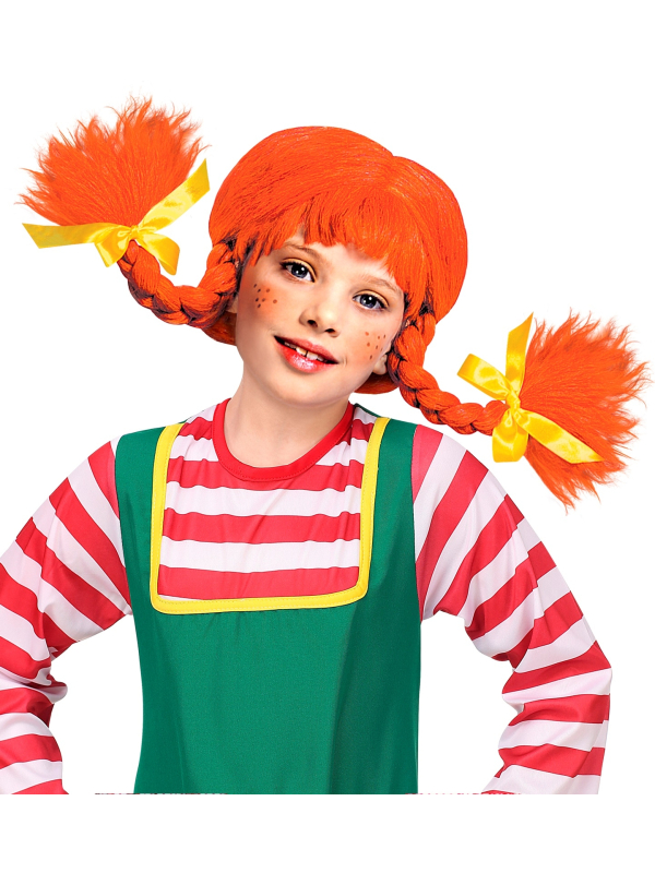 Perruque Fifi rousse avec tresses pliables (fille)