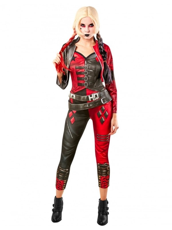 Déguisement Harley Queen Femme rouge & noir - The suicide Squad