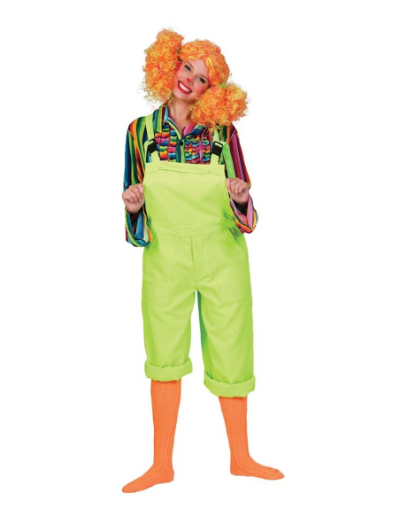 Salopette fluo adulte (plusieurs couleurs au choix)
