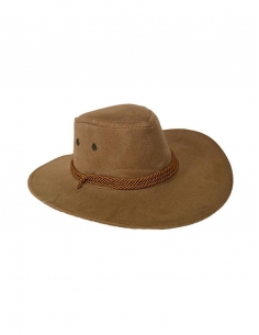 Chapeau Cowboy imitation daim adulte - 3 couleurs au choix