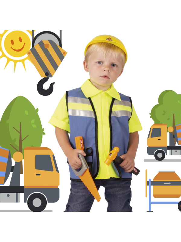 Déguisement de bricoleur pour bébé