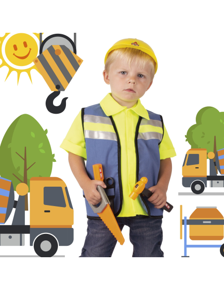 Déguisement de bricoleur pour bébé