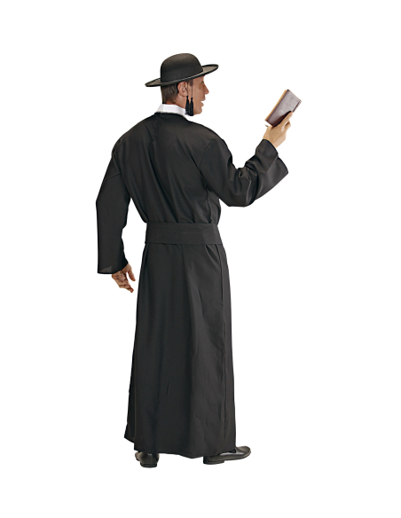 Déguisement prêtre homme (soutane et ceinture)