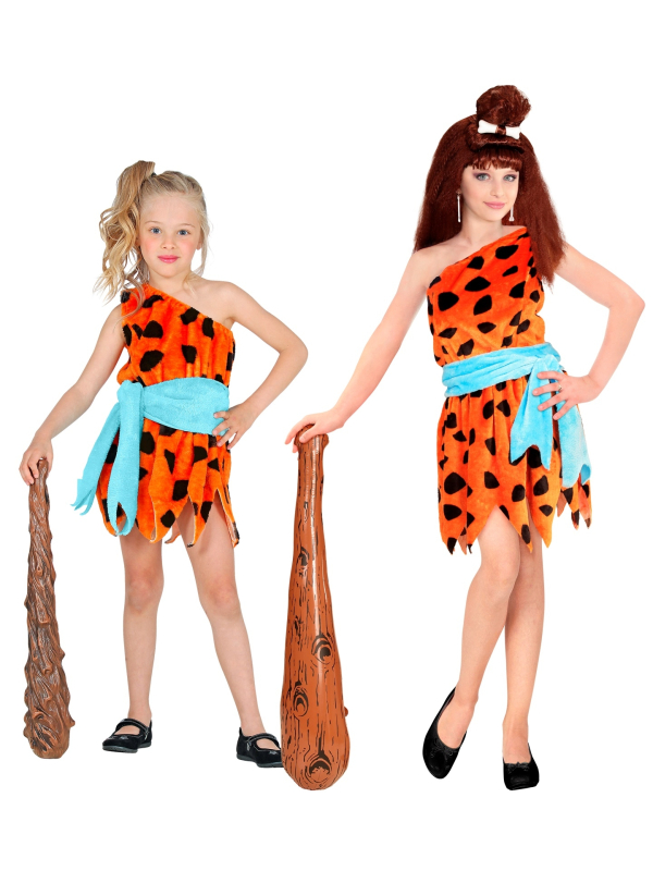Déguisement âge de Pierre Fille (robe et ceinture)