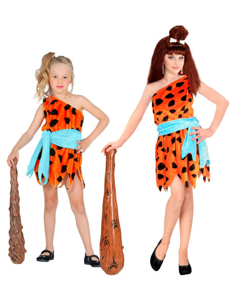 Déguisement âge de Pierre Fille (robe et ceinture)