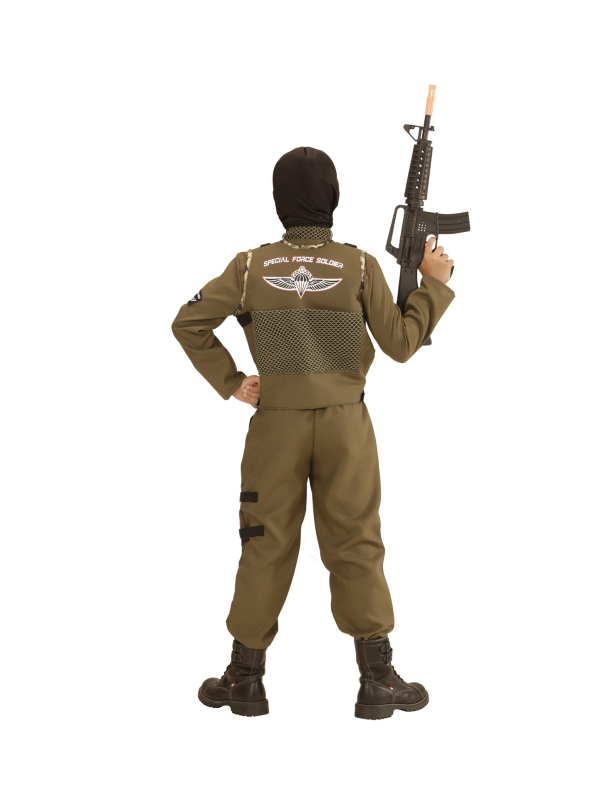 Déguisement parachutiste Garçon(combinaison, gilet, cagoule)