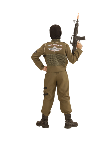 Déguisement parachutiste Garçon(combinaison, gilet, cagoule)