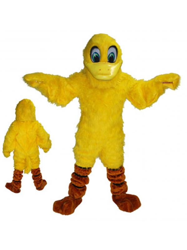 Mascotte Canard jaune adulte