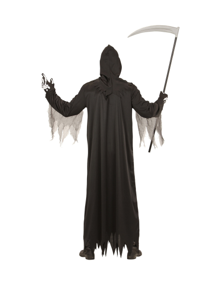Déguisement Fossoyeur noir homme avec chaine et masque