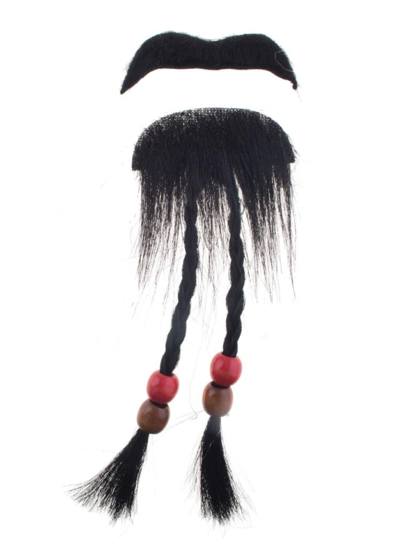Moustache et barbichette de pirate