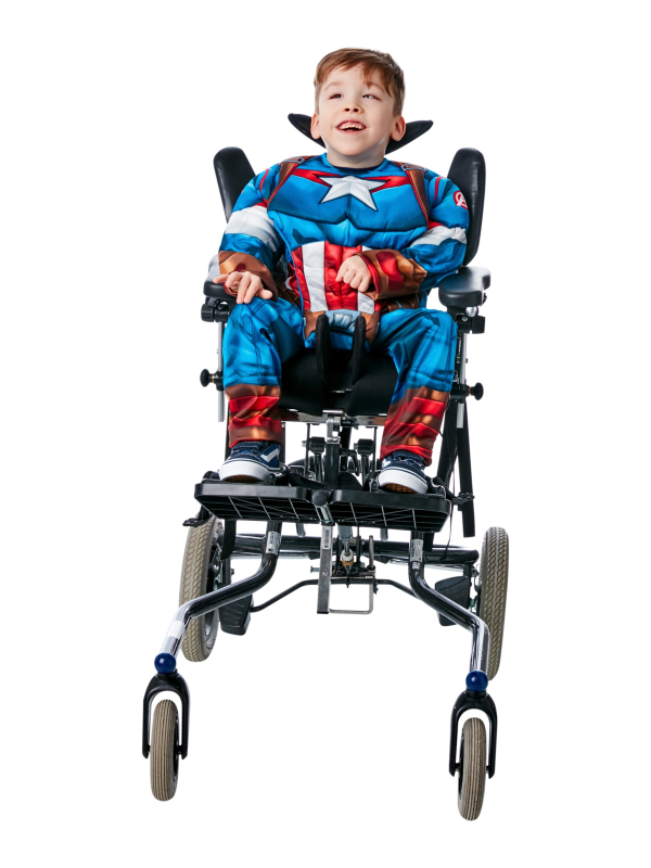 Déguisement Captain America garçon, adapté PMR