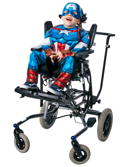 Déguisement Captain America garçon, adapté PMR