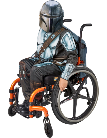 Déguisement Mandalorian garçon, adapté fauteuil roulant