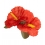 Epingle à cheveux hawaïenne avec 2 hibiscus rouges