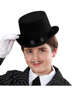 Chapeau haut de forme noir pour enfant