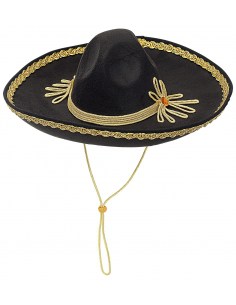 Sombrero Mexicain Luxe en feutre - 50 cm