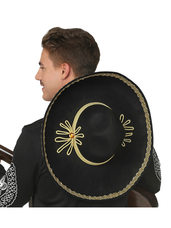 Sombrero Mexicain Luxe en feutre - 50 cm