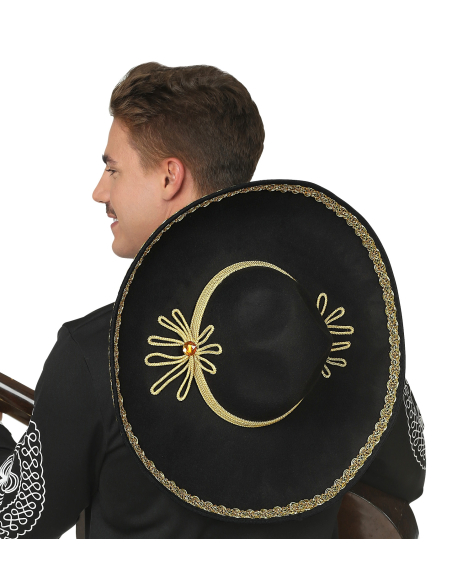 Sombrero Mexicain Luxe en feutre - 50 cm