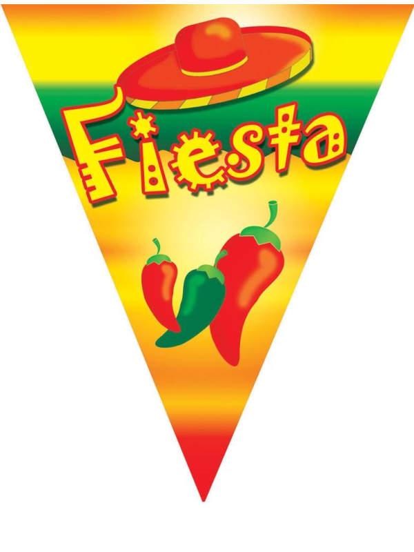 Guirlande mexicaine 5 m avec 10 fanions fiesta
