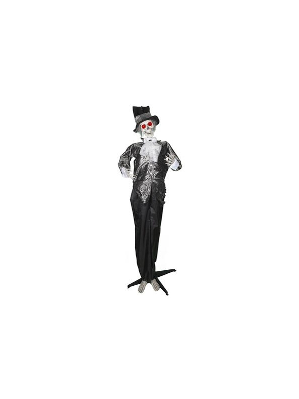 Décoration Halloween, marié 182 cm avec lumière et son
