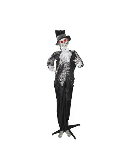 Décoration Halloween, marié 182 cm avec lumière et son