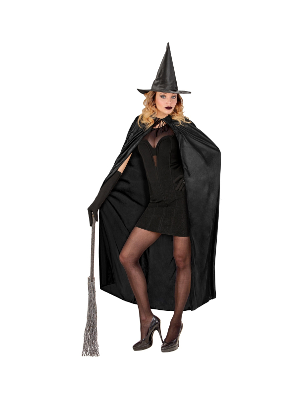 Cape noire 136 cm
