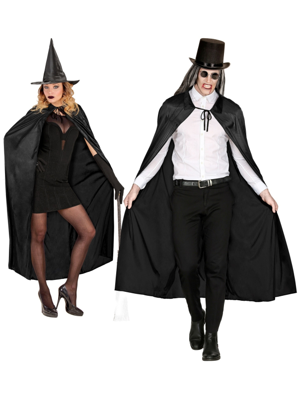Cape noire 136 cm