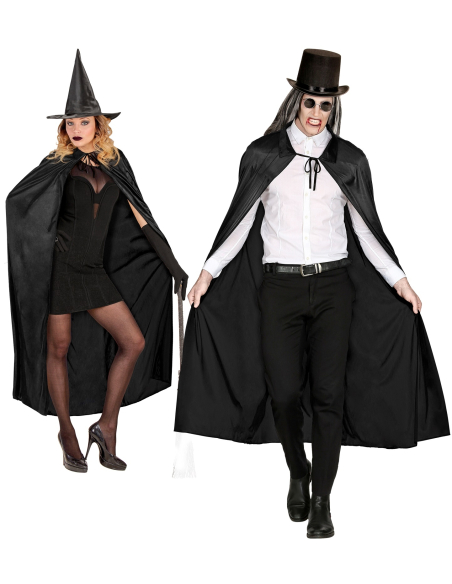 Cape noire 136 cm