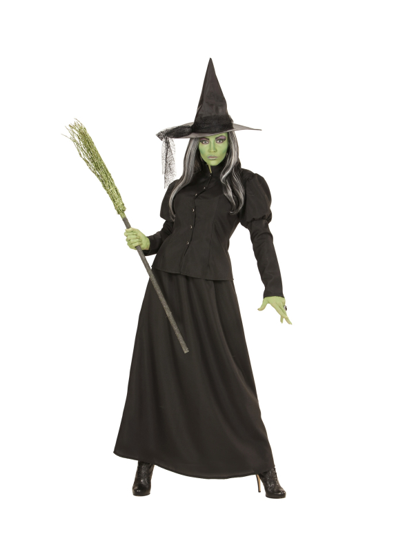 Déguisement Sorcière Femme (veste, jupe, chapeau)
