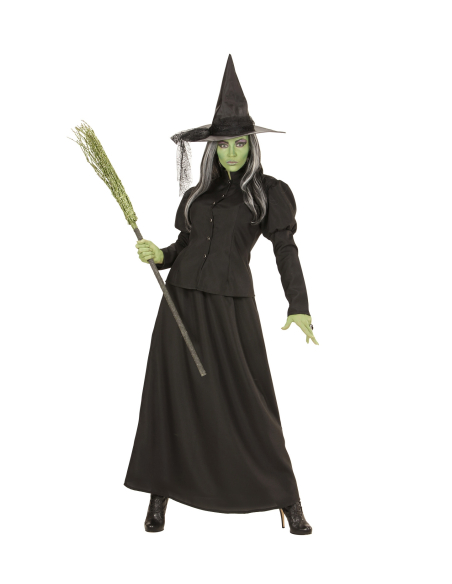 Déguisement Sorcière Femme (veste, jupe, chapeau)