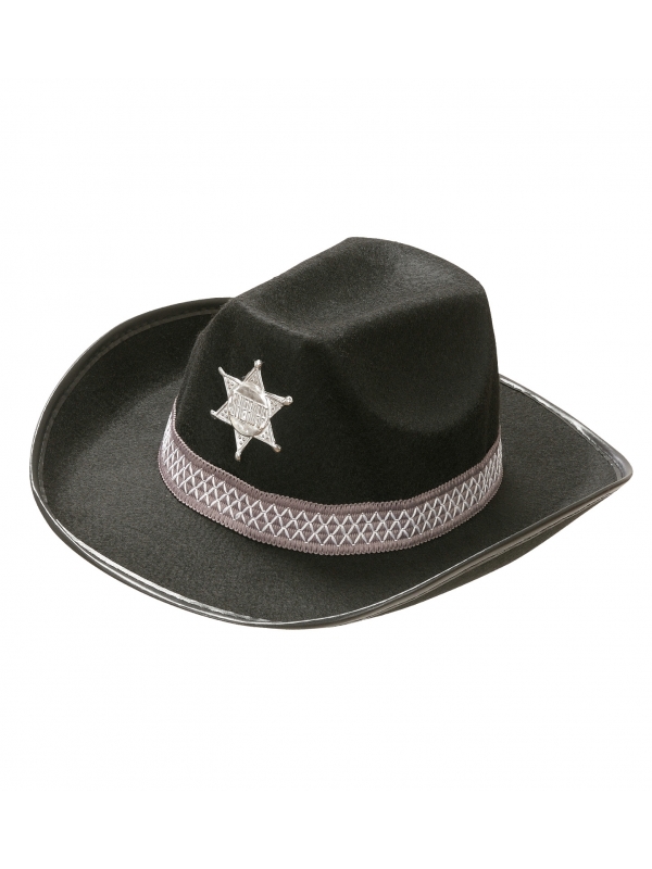 Chapeau de Sheriff homme noir ou marron