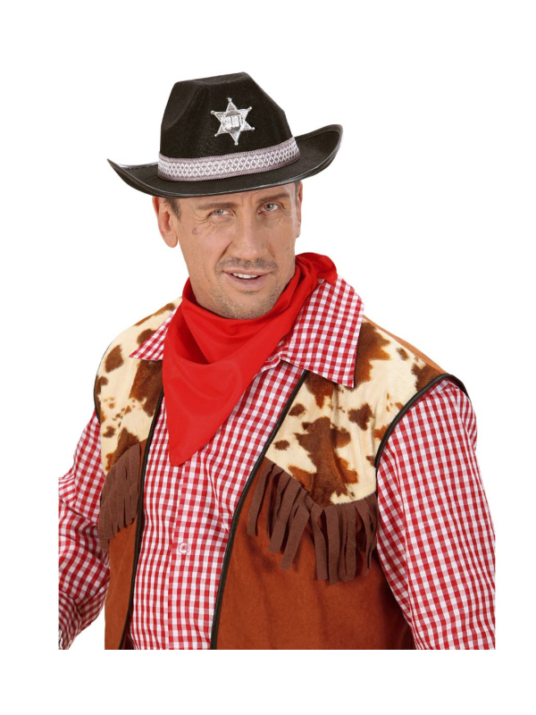 Chapeau de Sheriff homme noir ou marron