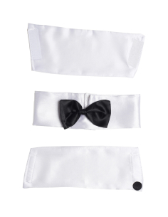 Set Strip-teaseur (col avec nœud-papillon et manchettes) 2