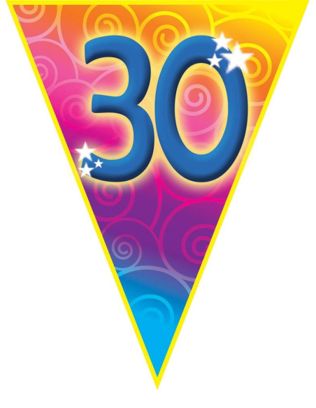 Guirlande Anniversaire pour les 30 ans - 5 m