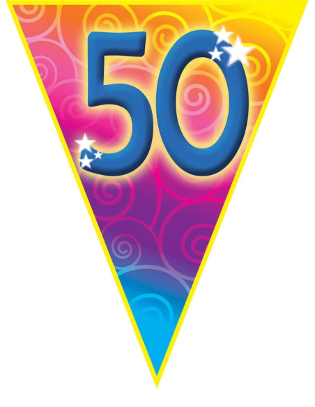 Guirlande Anniversaire pour les 50 ans - 5 m
