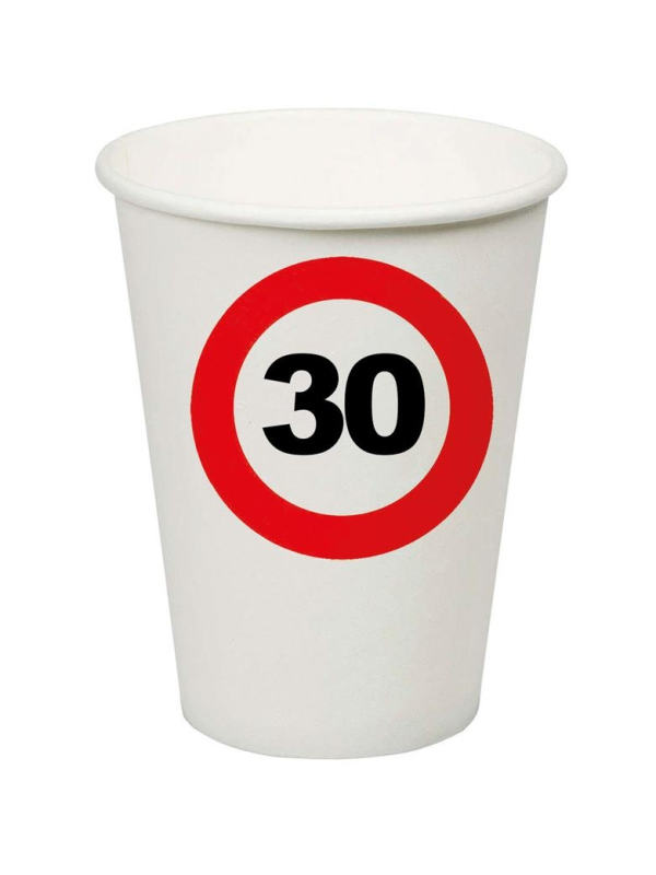 Gobelet Anniversaire des 30 ans - lot de 8