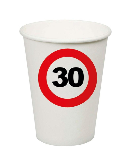 Gobelet Anniversaire des 30 ans - lot de 8