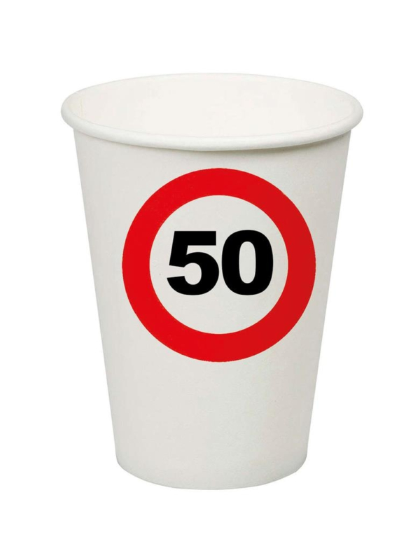 Gobelet Anniversaire des 50 ans - lot de 8