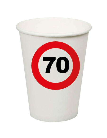 Gobelet Anniversaire des 60 ans - lot de 8