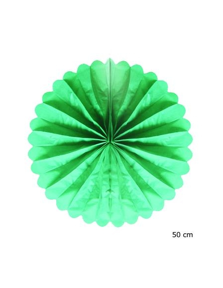 Rosace papier, 50 cm de Ø-vert