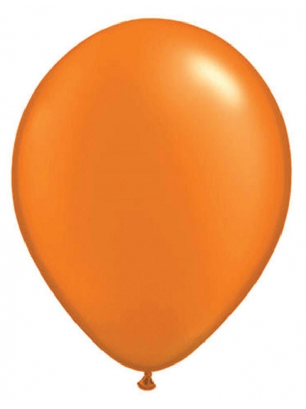 100 ballons orange - 30cm