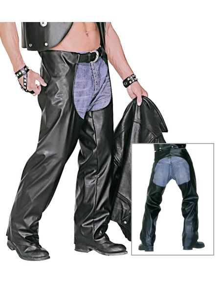 Pantalon Motard noir similicuir