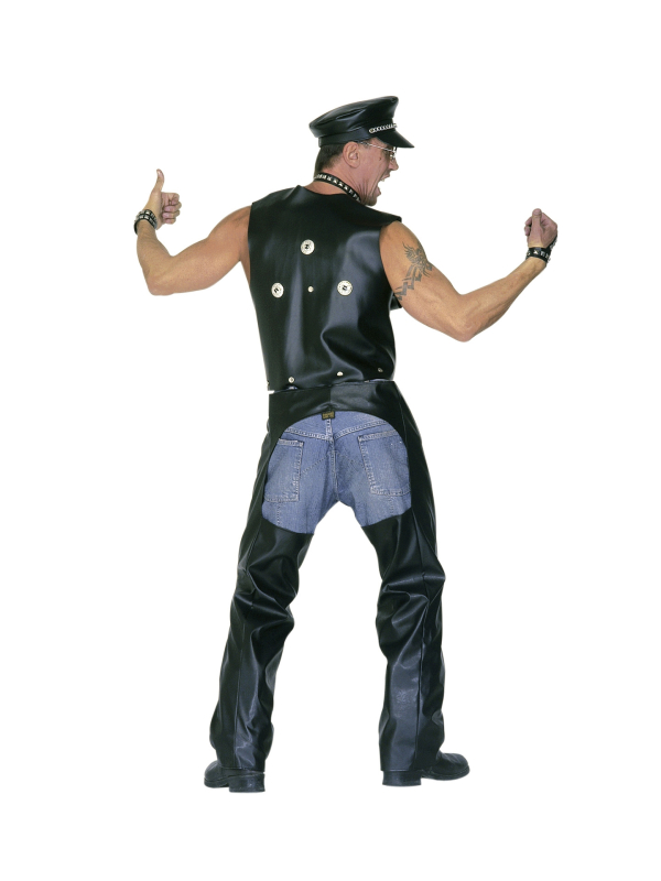 Pantalon Motard noir similicuir